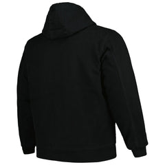 Tampa Bay Buccaneers Dunbrooke Big & Tall Dakota Canvas Hoodie Full-Zip Jacket - Black Hoodies