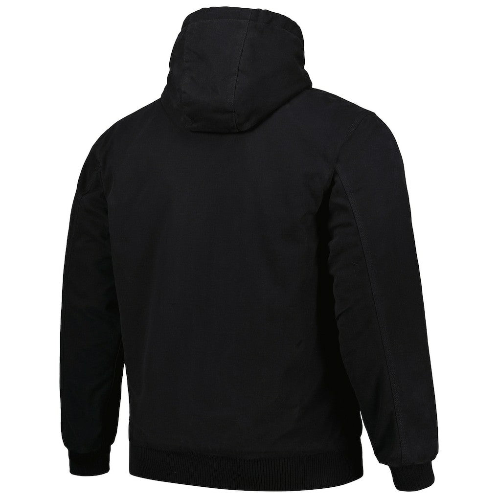 Arizona Cardinals Dunbrooke Big & Tall Dakota Canvas Hoodie Full-Zip Jacket - Black Hoodies