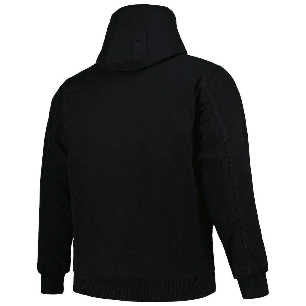 Atlanta Falcons Dunbrooke Big & Tall Dakota Canvas Hoodie Full-Zip Jacket - Black Hoodies