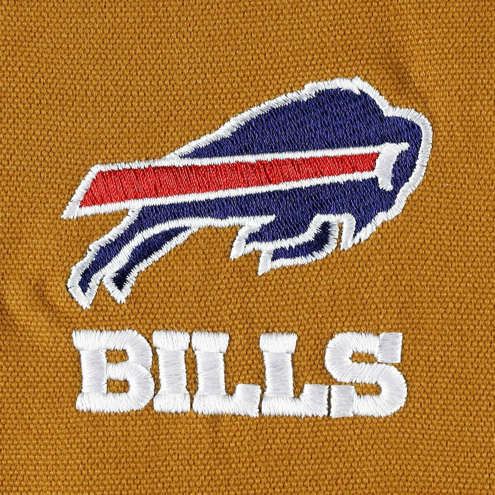 Buffalo Bills Dunbrooke Big & Tall Dakota Canvas Hoodie Full-Zip Jacket - Tan Hoodies