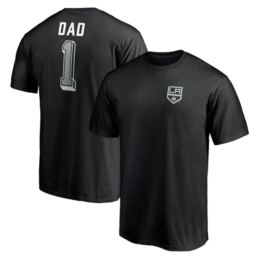 Los Angeles Kings Number One Dad Logo T-Shirt - Black | US 4258761