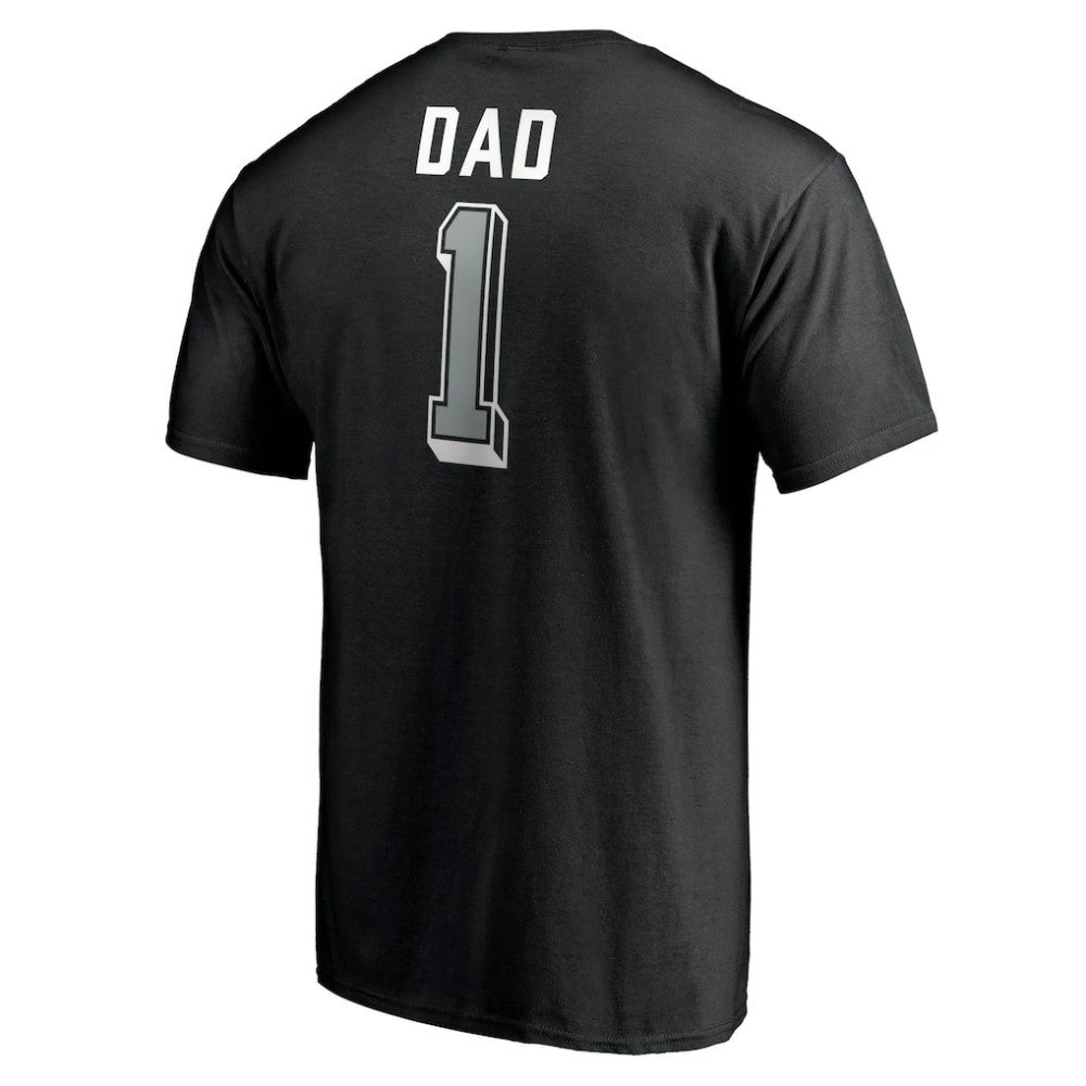Los Angeles Kings Number One Dad Logo T-Shirt - Black | US 4258761