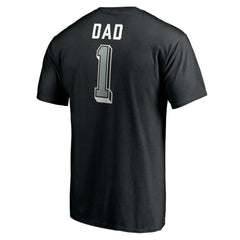 Los Angeles Kings Number One Dad Logo T-Shirt - Black | US 4258761