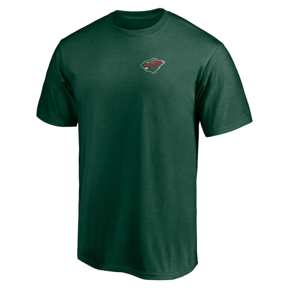 Minnesota Wild Number One Dad Logo T-Shirt - Green | US 4258762