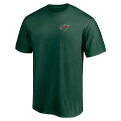 Minnesota Wild Number One Dad Logo T-Shirt - Green | US 4258762