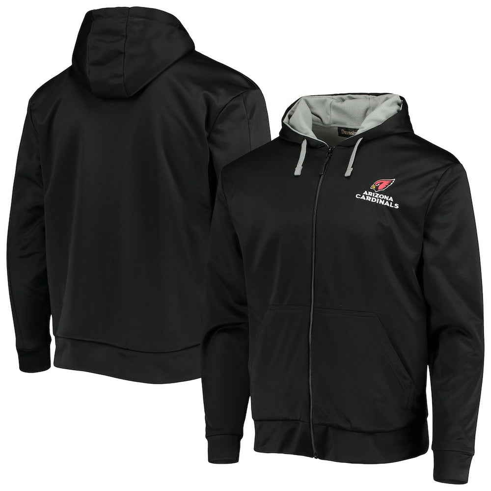 Arizona Cardinals Dunbrooke Apprentice Full-Zip Hoodie - Black/Gray Hoodies