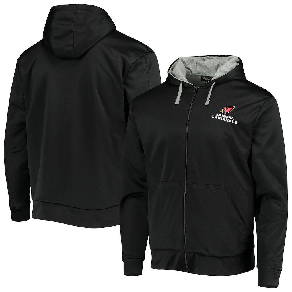 Arizona Cardinals Dunbrooke Apprentice Full-Zip Hoodie - Black/Gray Hoodies
