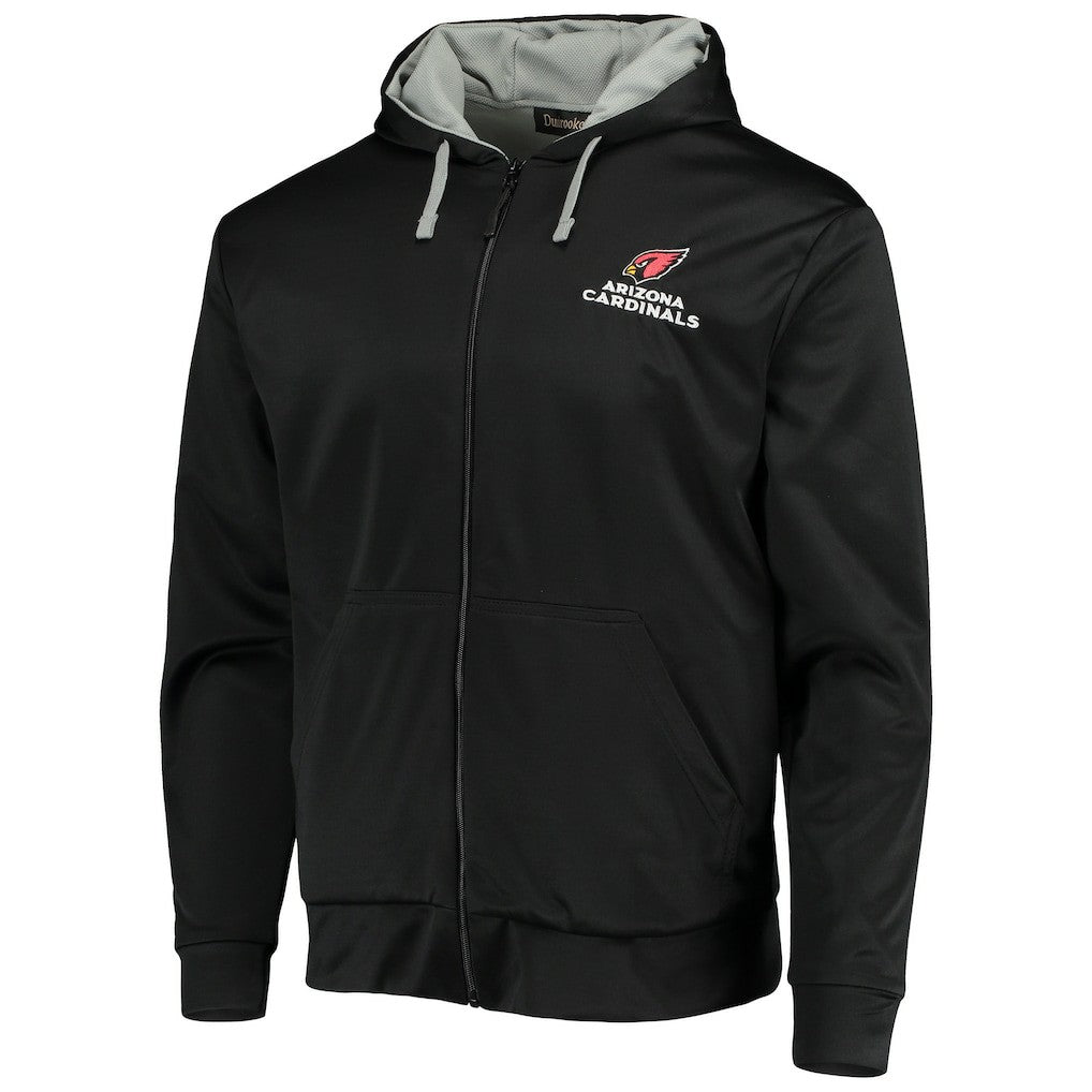 Arizona Cardinals Dunbrooke Apprentice Full-Zip Hoodie - Black/Gray Hoodies