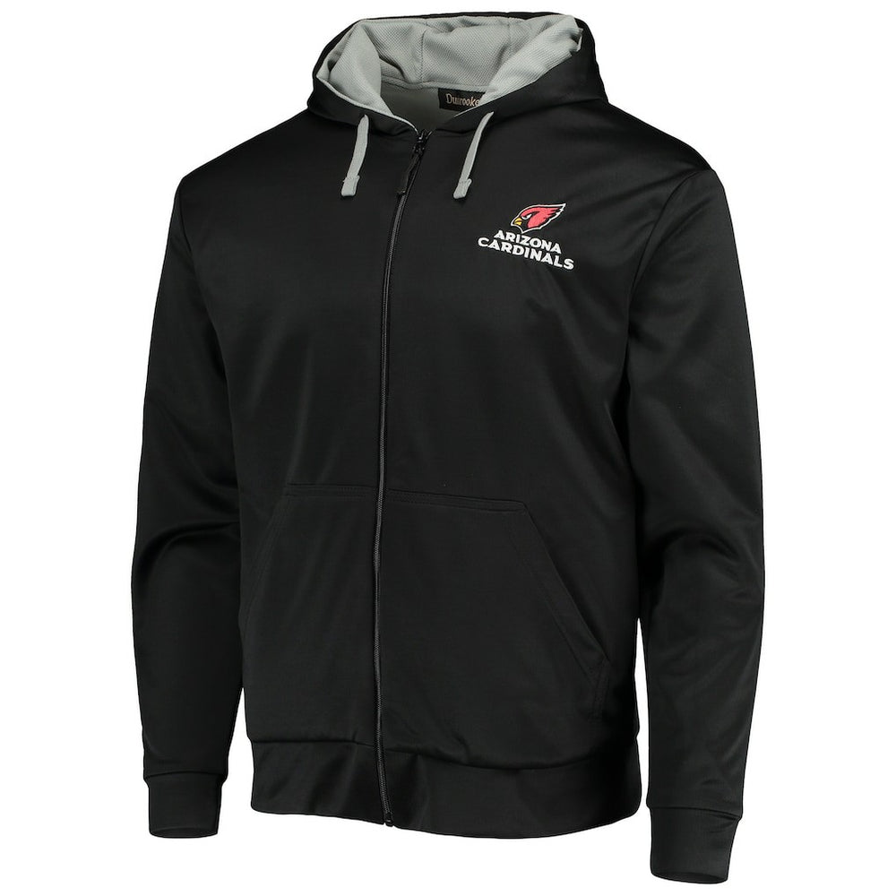 Arizona Cardinals Dunbrooke Apprentice Full-Zip Hoodie - Black/Gray Hoodies
