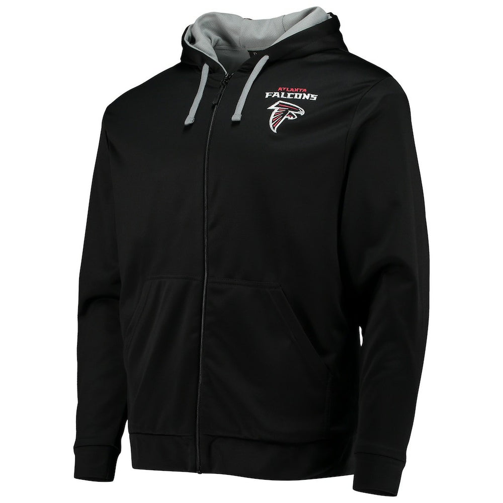 Atlanta Falcons Dunbrooke Apprentice Full-Zip Hoodie - Black/Gray Hoodies