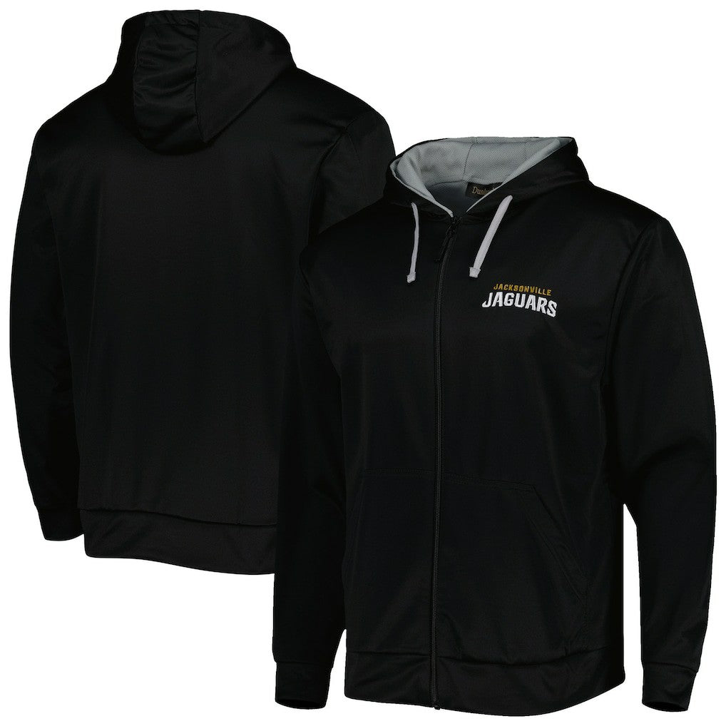 Jacksonville Jaguars Dunbrooke Apprentice Full-Zip Hoodie - Black/Gray Hoodies