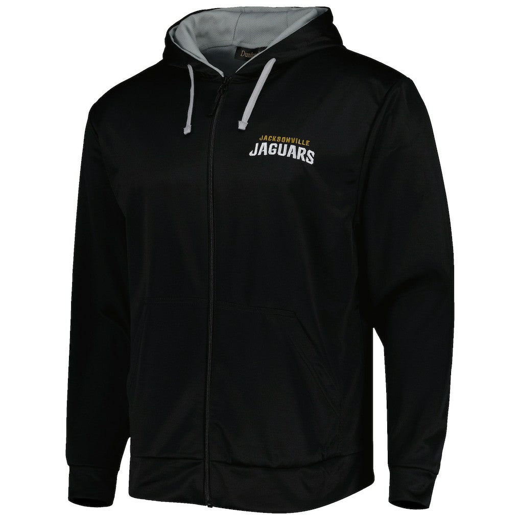 Jacksonville Jaguars Dunbrooke Apprentice Full-Zip Hoodie - Black/Gray Hoodies