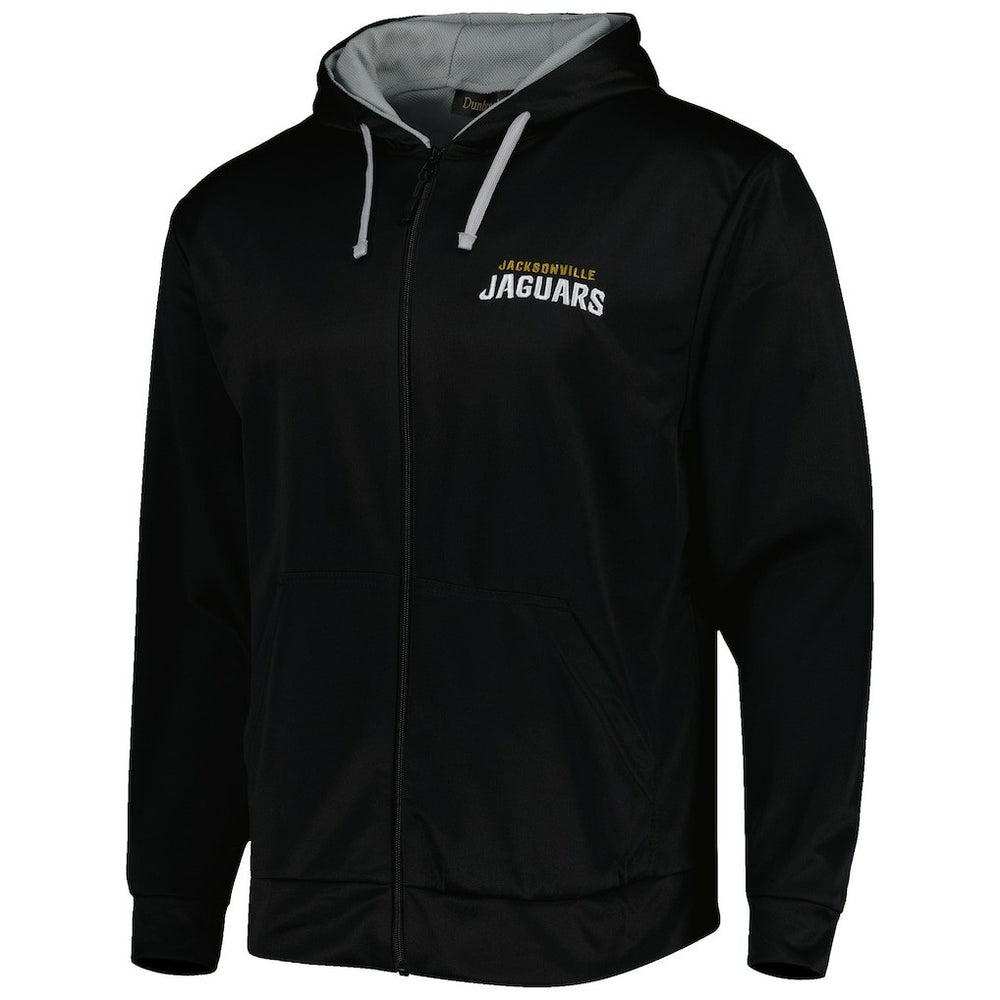 Jacksonville Jaguars Dunbrooke Apprentice Full-Zip Hoodie - Black/Gray Hoodies