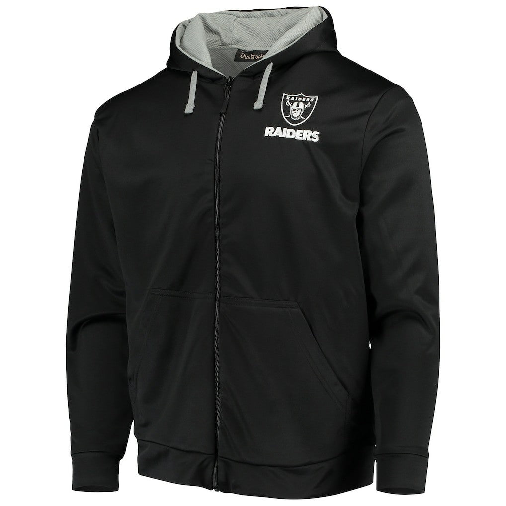 Las Vegas Raiders Dunbrooke Apprentice Full-Zip Hoodie - Black/Gray Hoodies