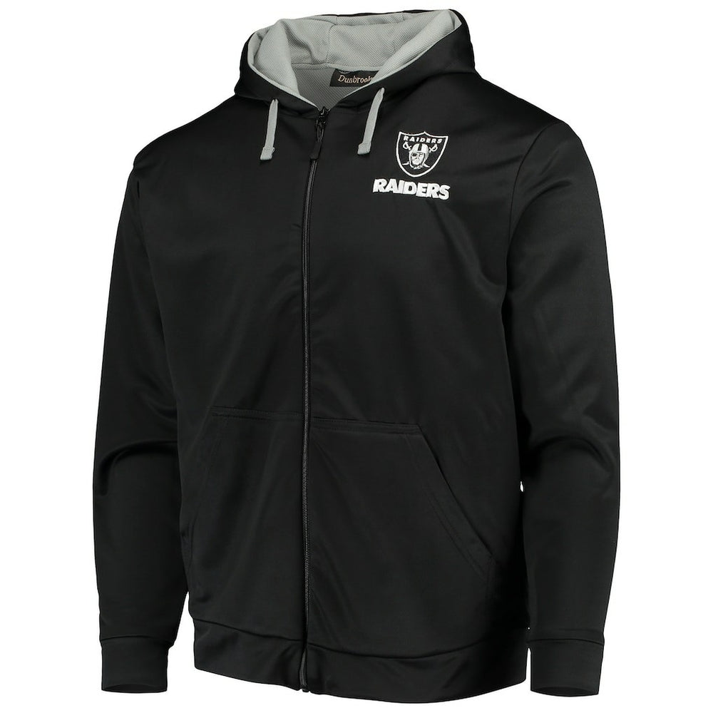 Las Vegas Raiders Dunbrooke Apprentice Full-Zip Hoodie - Black/Gray Hoodies