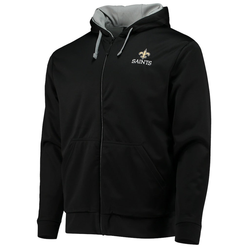 New Orleans Saints Dunbrooke Apprentice Full-Zip Hoodie - Black/Gray Hoodies
