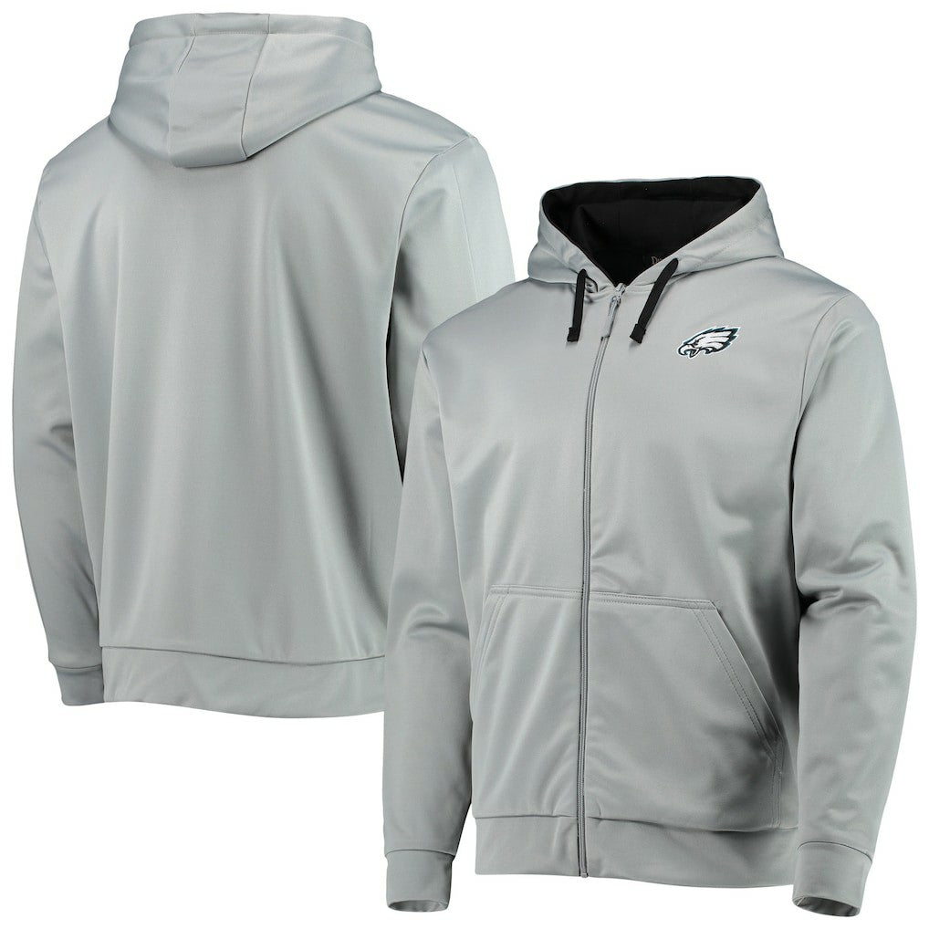 Philadelphia Eagles Dunbrooke Apprentice Full-Zip Hoodie - Gray/Black Hoodies