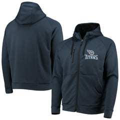 Tennessee Titans Dunbrooke Shag Tri-Blend Full-Zip Raglan Hoodie - Navy Hoodies