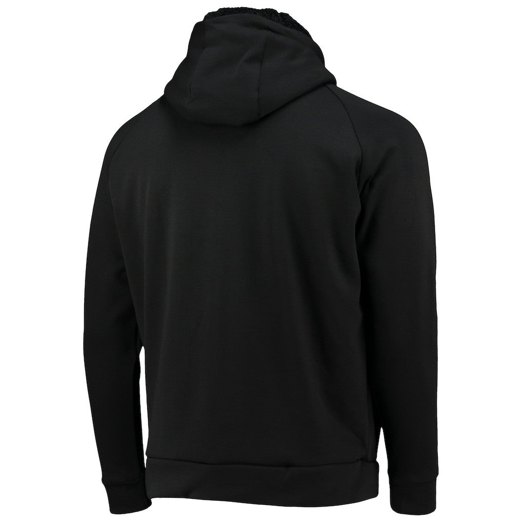 New Orleans Saints Dunbrooke Shag Tri-Blend Full-Zip Raglan Hoodie - Black Hoodies