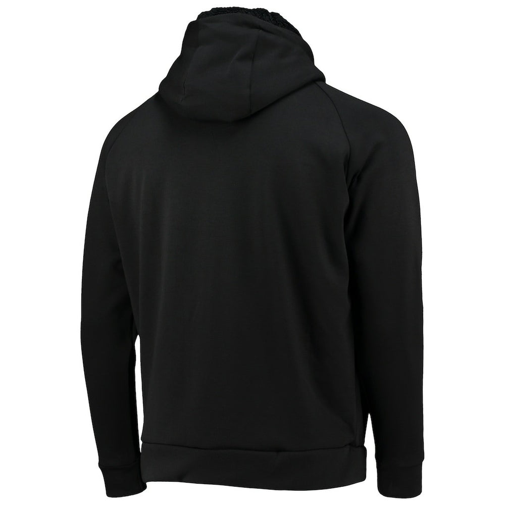 New Orleans Saints Dunbrooke Shag Tri-Blend Full-Zip Raglan Hoodie - Black Hoodies