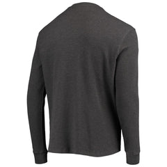 Seattle Seahawks Dunbrooke Logo Maverick Thermal Henley Long Sleeve T-Shirt - Heathered Gray T-shirts