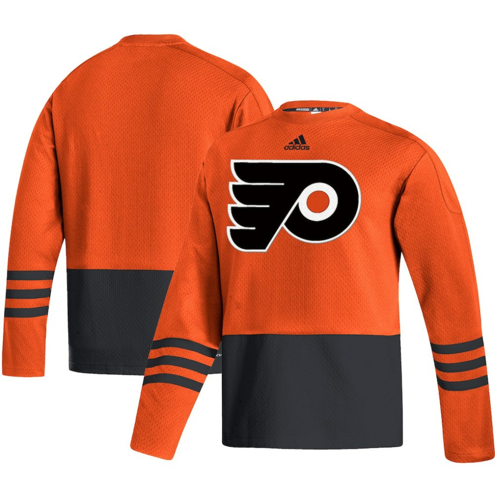 Philadelphia Flyers adidas Logo AEROREADY Pullover Sweater - Orange | US 4259628
