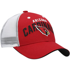 Arizona Cardinals Youth Core Lockup Adjustable Hat - Cardinal/White Hats