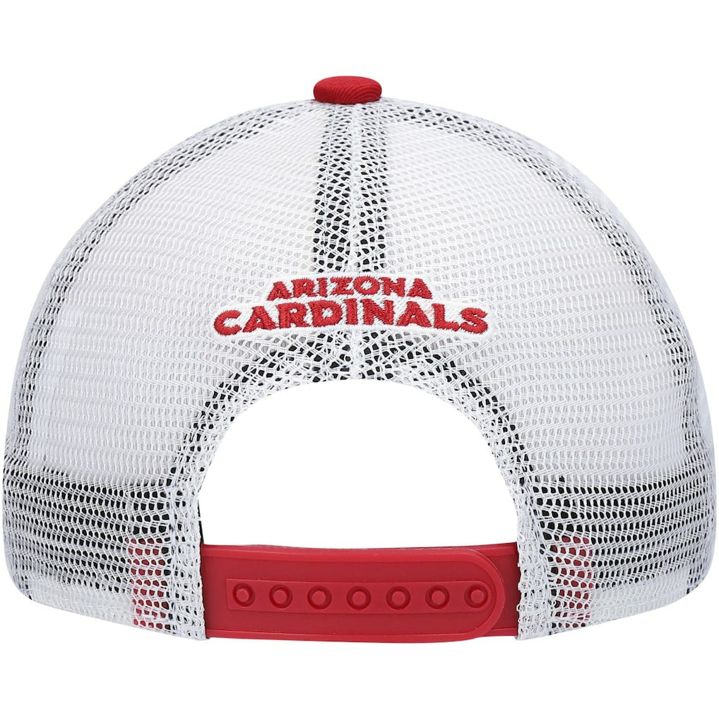 Arizona Cardinals Youth Core Lockup Adjustable Hat - Cardinal/White Hats