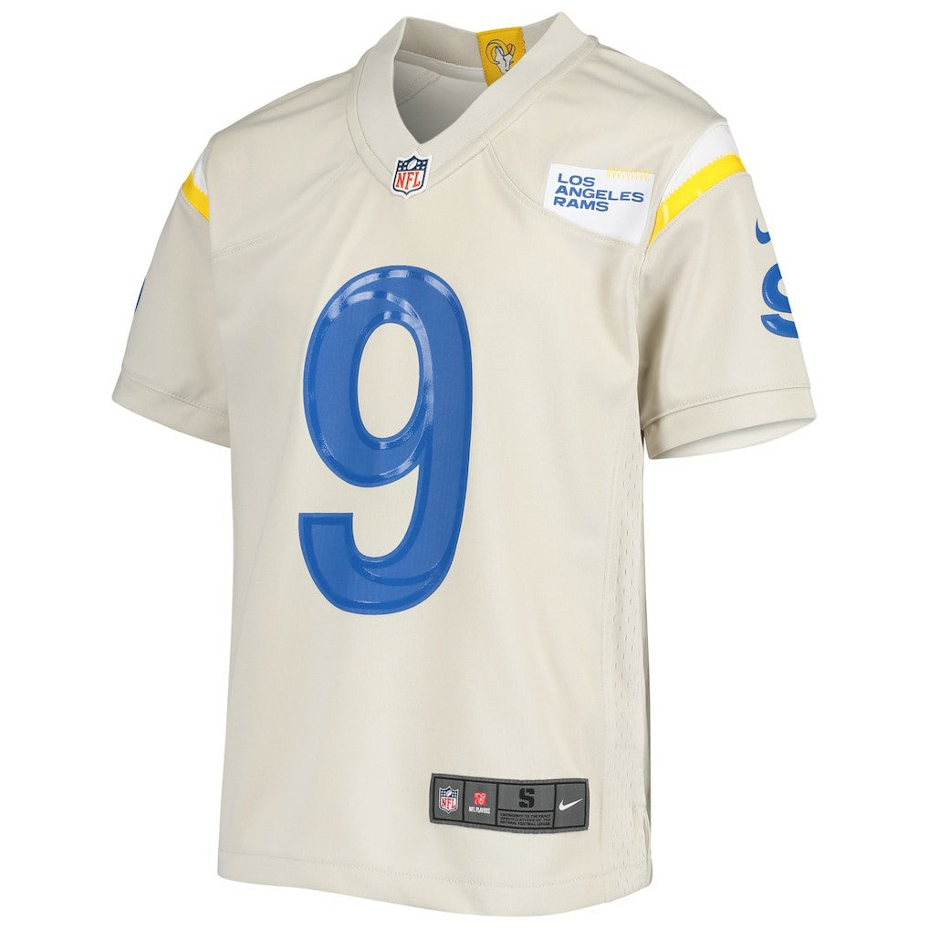 Matthew Stafford Los Angeles Rams Youth Game Jersey - Cream Jerseys