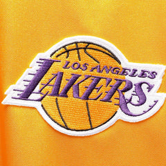 Los Angeles Lakers Hardwood Classics Big & Tall On-Court Shooting V-Neck Shirt Gold/Purple - Mitchell & Ness