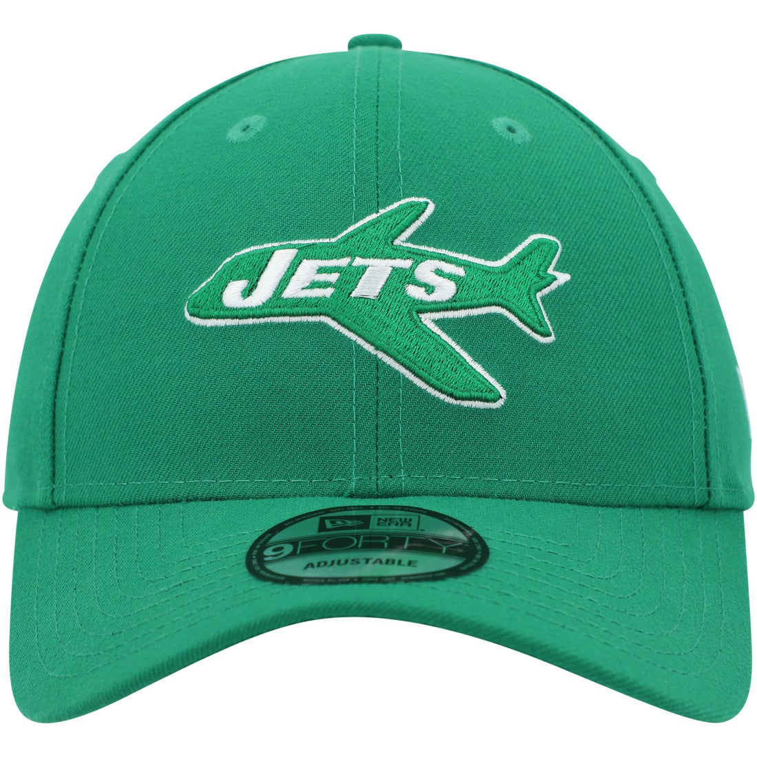 New York Jets New Era Plane The League 9FORTY Adjustable Hat - Kelly Green Hats