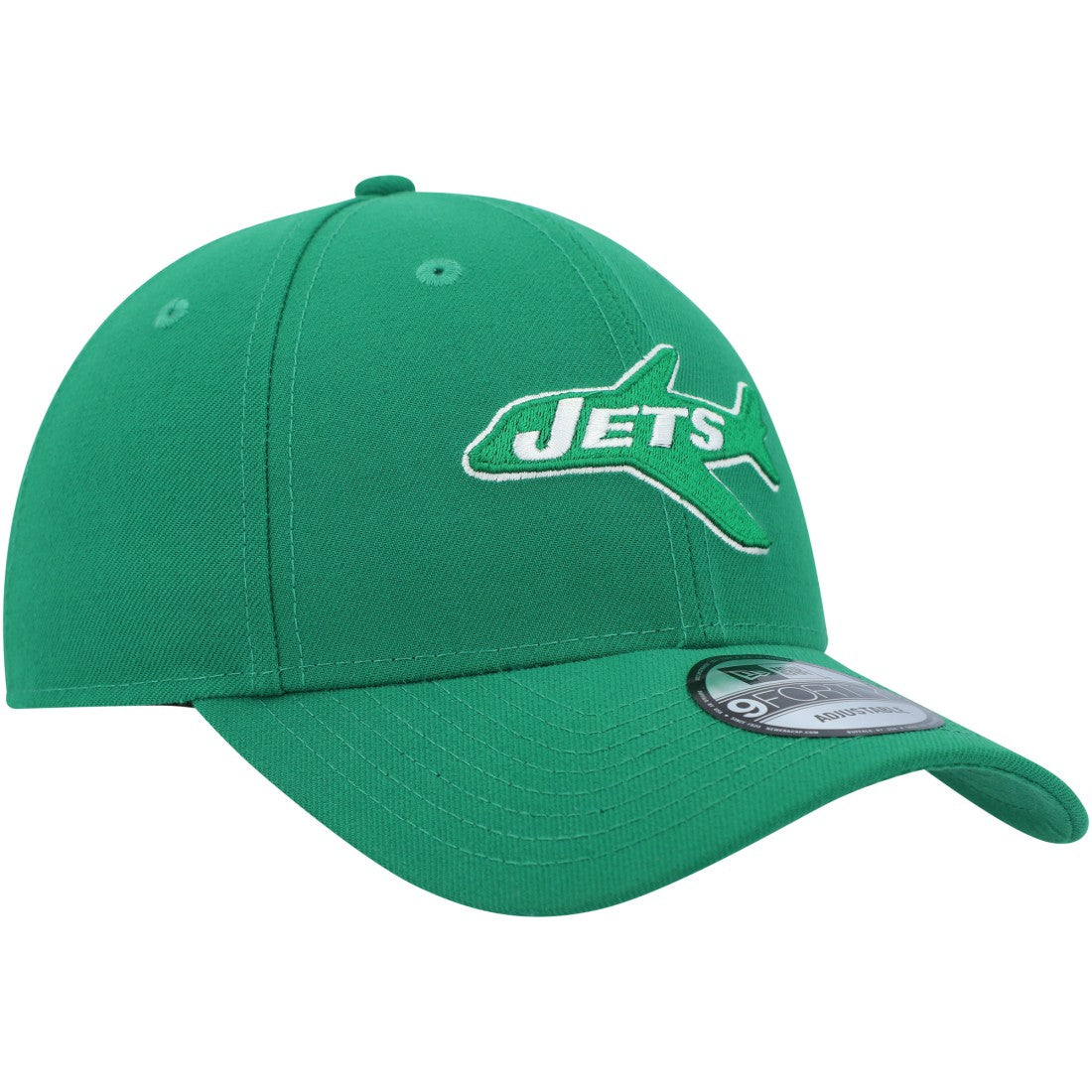 New York Jets New Era Plane The League 9FORTY Adjustable Hat - Kelly Green Hats