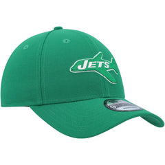 New York Jets New Era Plane The League 9FORTY Adjustable Hat - Kelly Green Hats