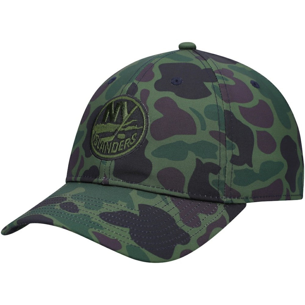 New York Islanders adidas Locker Room Slouch Adjustable Hat - Camo | US 4265572