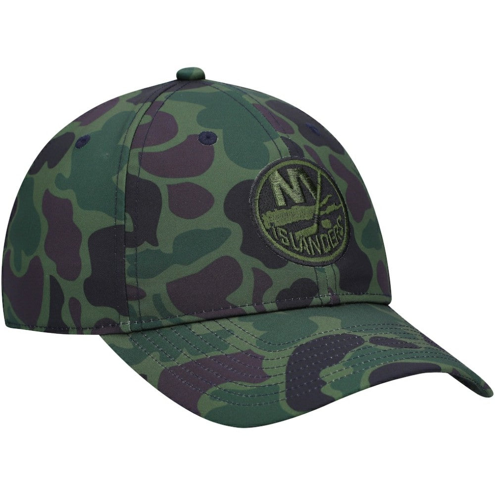 New York Islanders adidas Locker Room Slouch Adjustable Hat - Camo | US 4265572