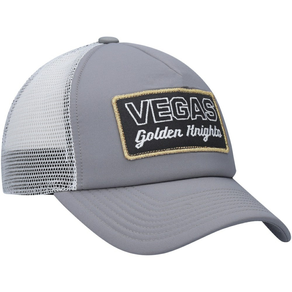 Vegas Golden Knights adidas Locker Room Foam Trucker Snapback Hat - Gray/White | US 4265618