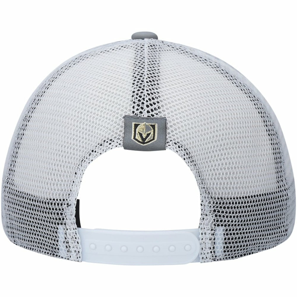 Vegas Golden Knights adidas Locker Room Foam Trucker Snapback Hat - Gray/White | US 4265618