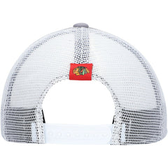 Chicago Blackhawks adidas Locker Room Foam Trucker Snapback Hat - Gray/White | US 4265621