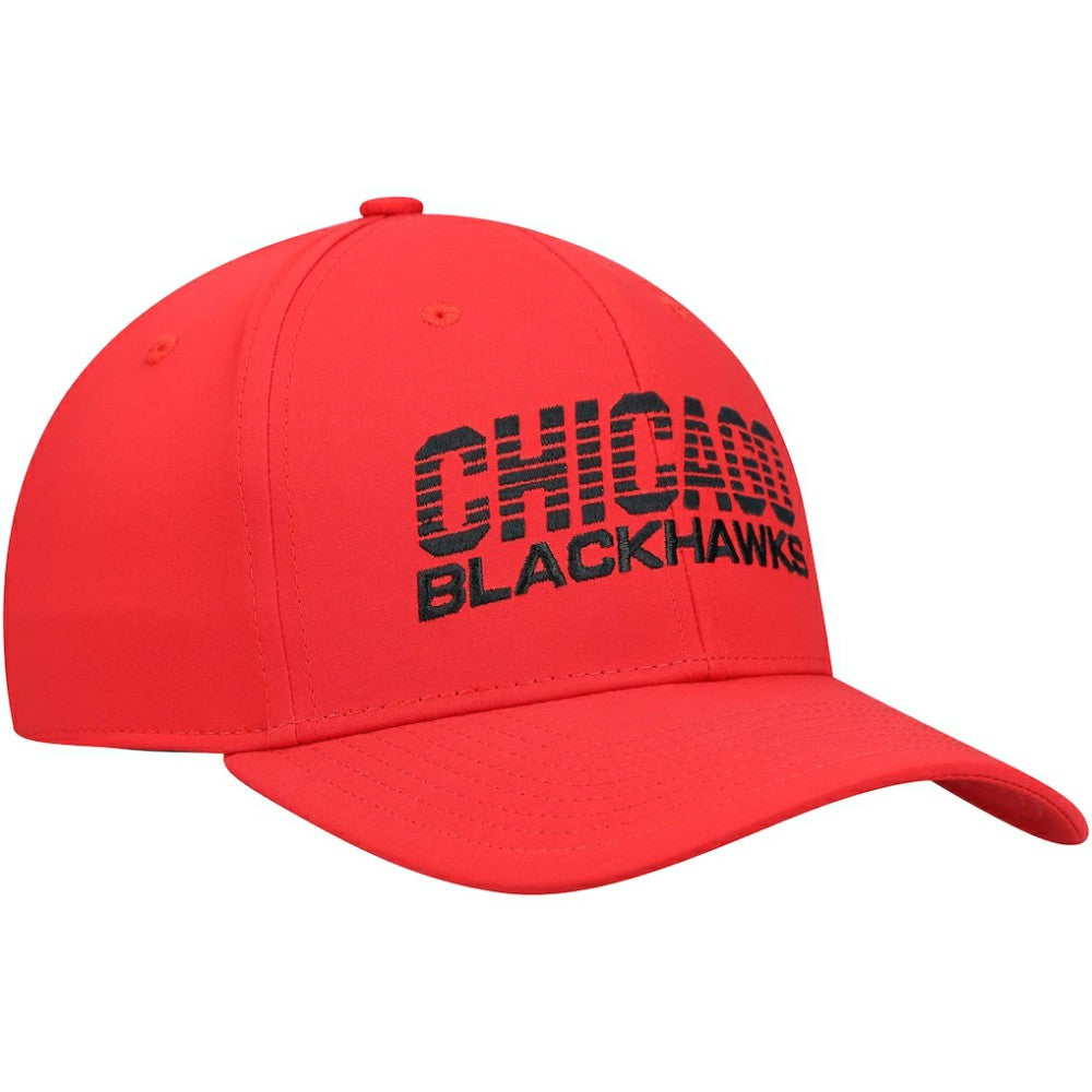 Chicago Blackhawks adidas 2021 Locker Room AEROREADY Flex Hat - Red | US 4265663