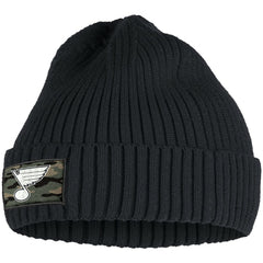 St. Louis Blues adidas Military Appreciation Cuffed Knit Hat - Black | US 4265746