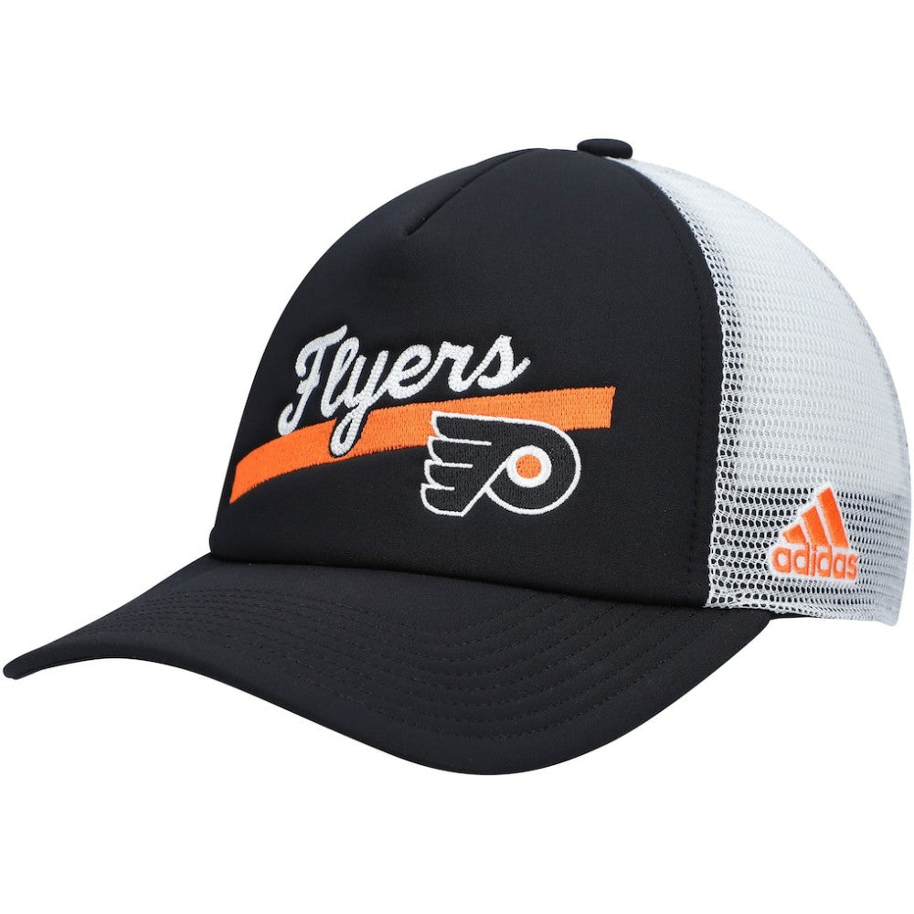 Philadelphia Flyers adidas Women's Foam Trucker Snapback Hat - Black/White | US 4265788