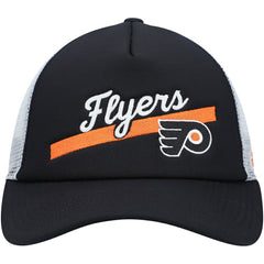 Philadelphia Flyers adidas Women's Foam Trucker Snapback Hat - Black/White | US 4265788