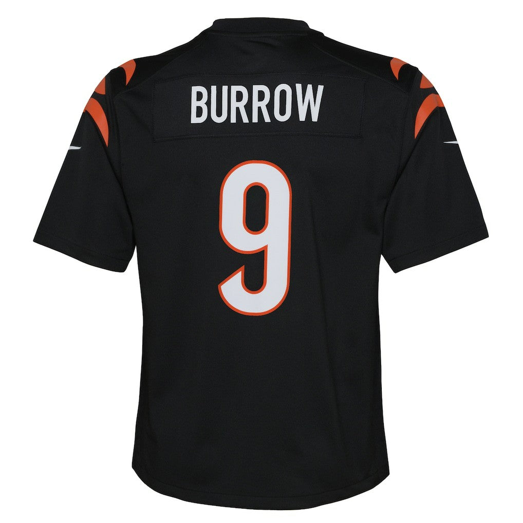Joe Burrow Cincinnati Bengals Youth Game Jersey - Black Jerseys