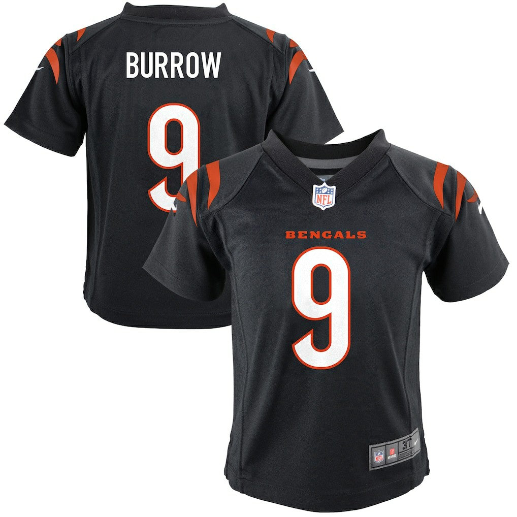 Joe Burrow Cincinnati Bengals Preschool Game Jersey - Black Jerseys