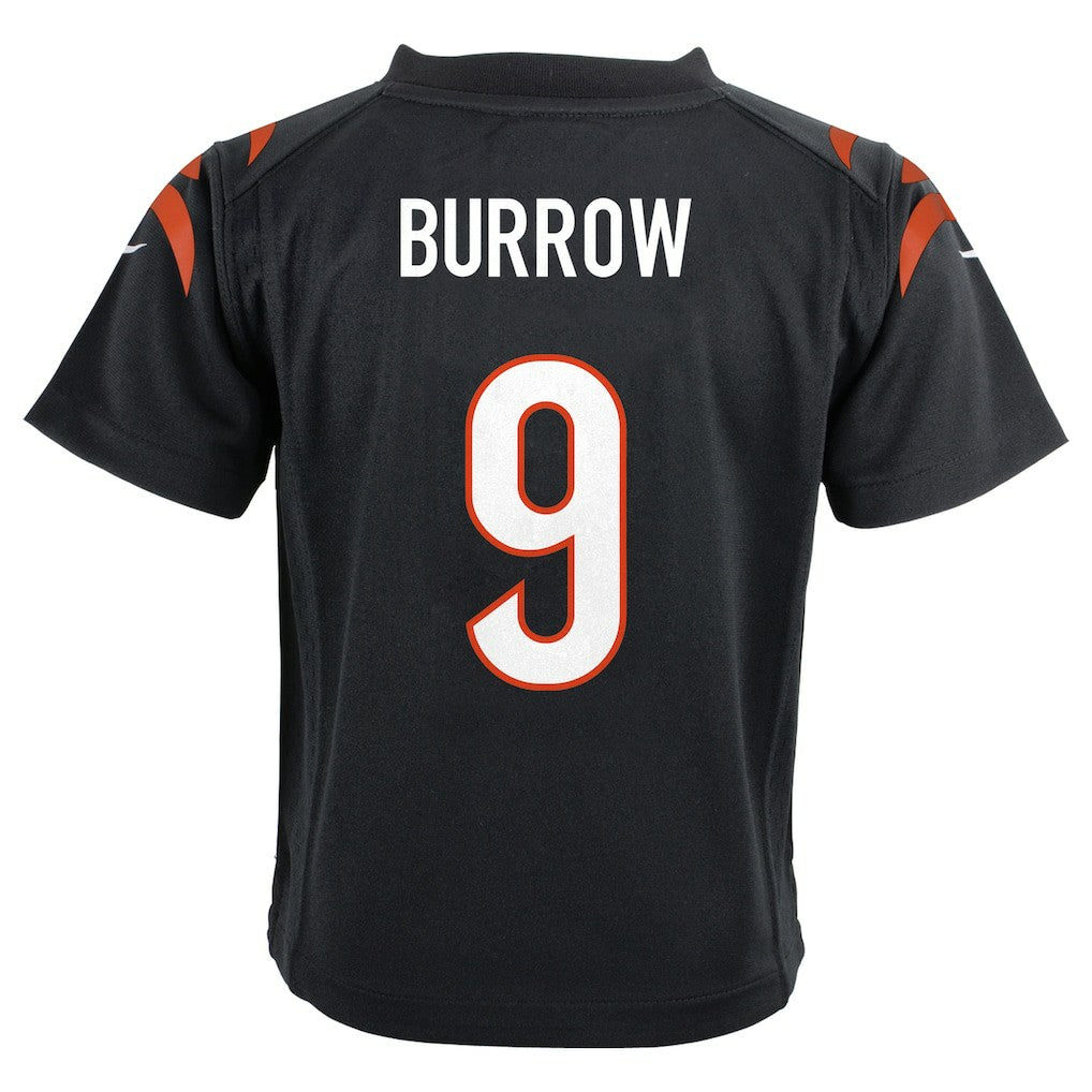 Joe Burrow Cincinnati Bengals Preschool Game Jersey - Black Jerseys