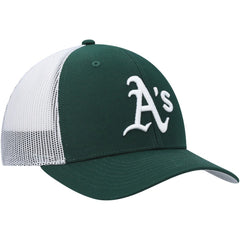 Athletics '47 Primary Logo Trucker Snapback Hat - Green/White Hats