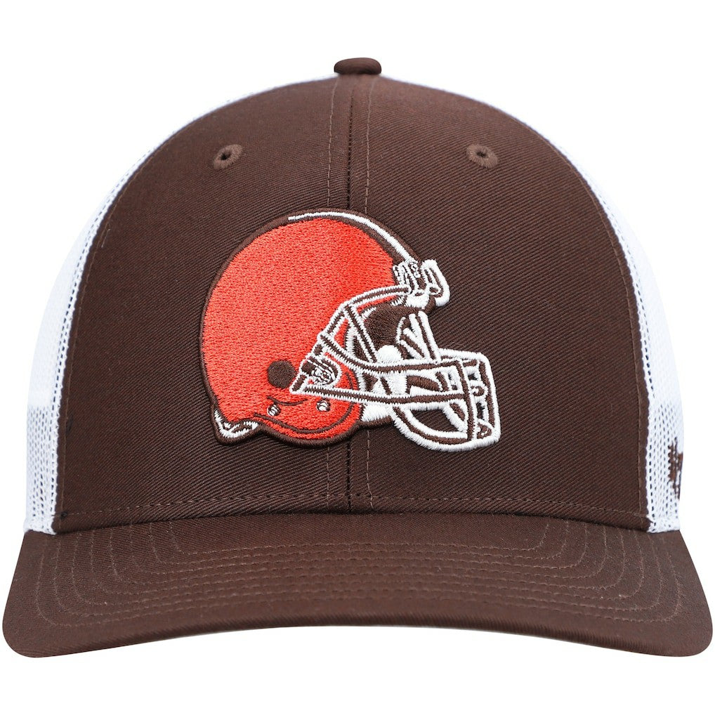 Cleveland Browns '47 Trucker Snapback Hat - Brown/White Hats