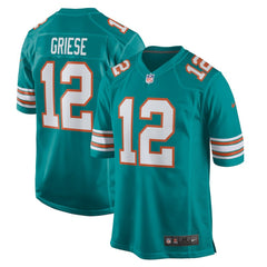 Bob Griese Miami Dolphins Retired Player Jersey - Aqua Jerseys