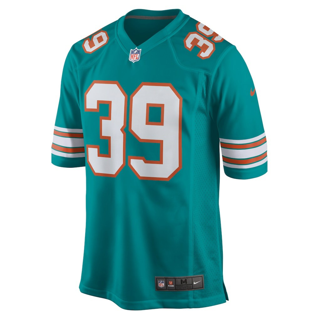 Larry Csonka Miami Dolphins Retired Player Jersey - Aqua Jerseys