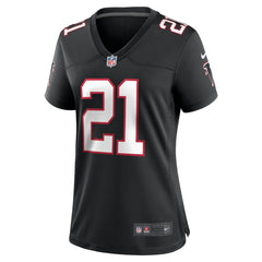 Deion Sanders Atlanta Falcons Women's Alternate Retired Player Game Jersey - Black Jerseys